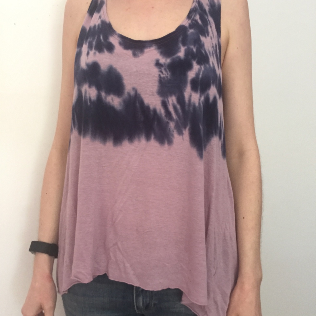 Free People Tie Dye Tank Top Pink
